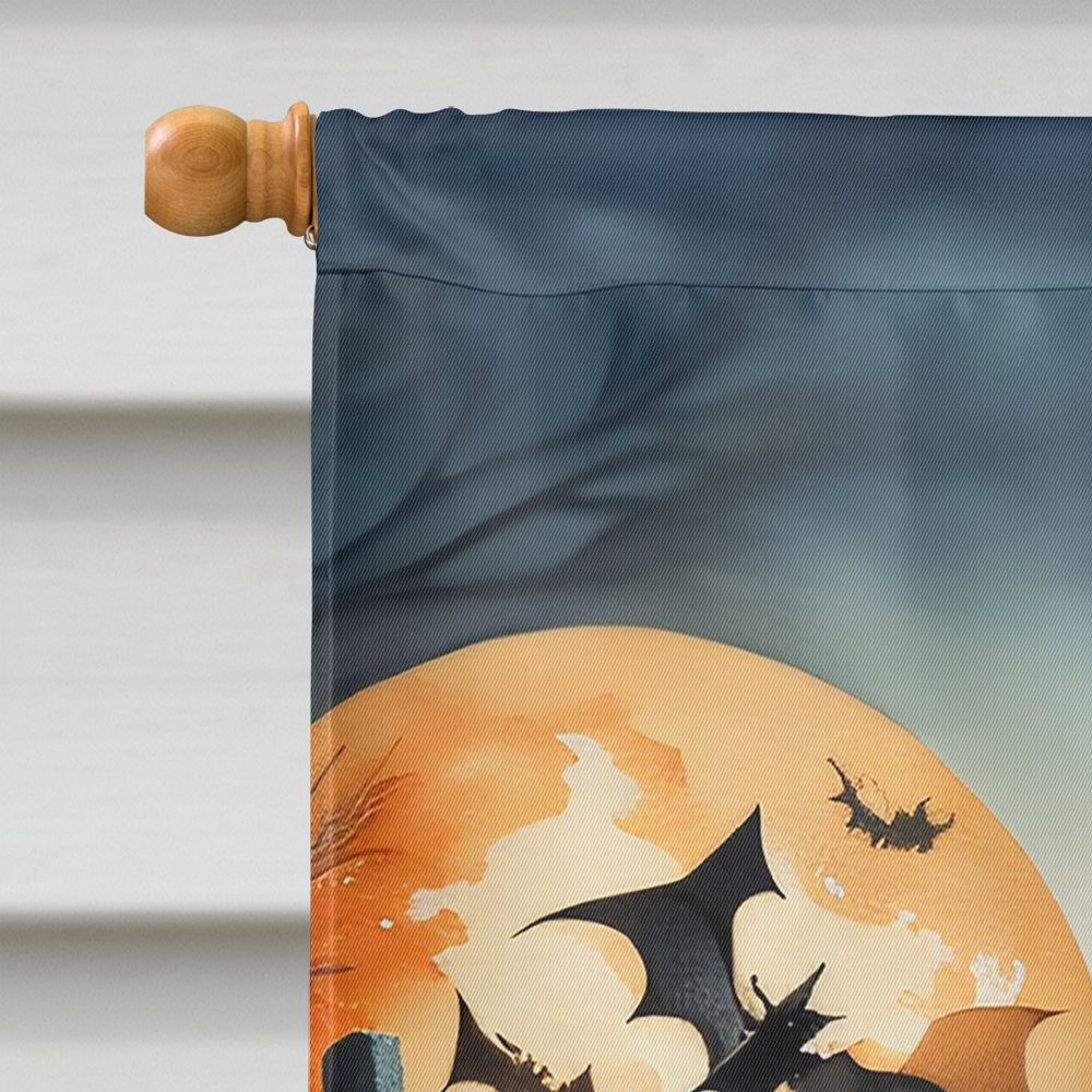 Boston Terrier Spooky Halloween House Flag House-Size Decorative Flag - product view 3