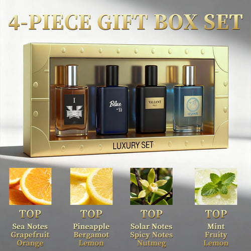4-Piece men's Perfume Gift Set (0.68oz Each ) - 4Long-Lasting Fruity aroma & Fresh Scents, The Perfect Holiday, Date & Party Gift - product view 2