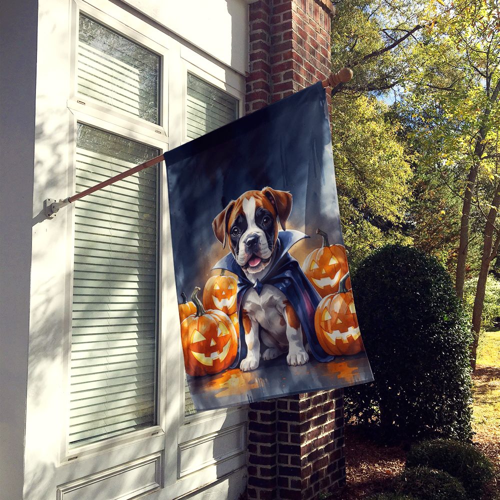 Boxer Puppy Halloween House Flag House-Size Decorative Flag