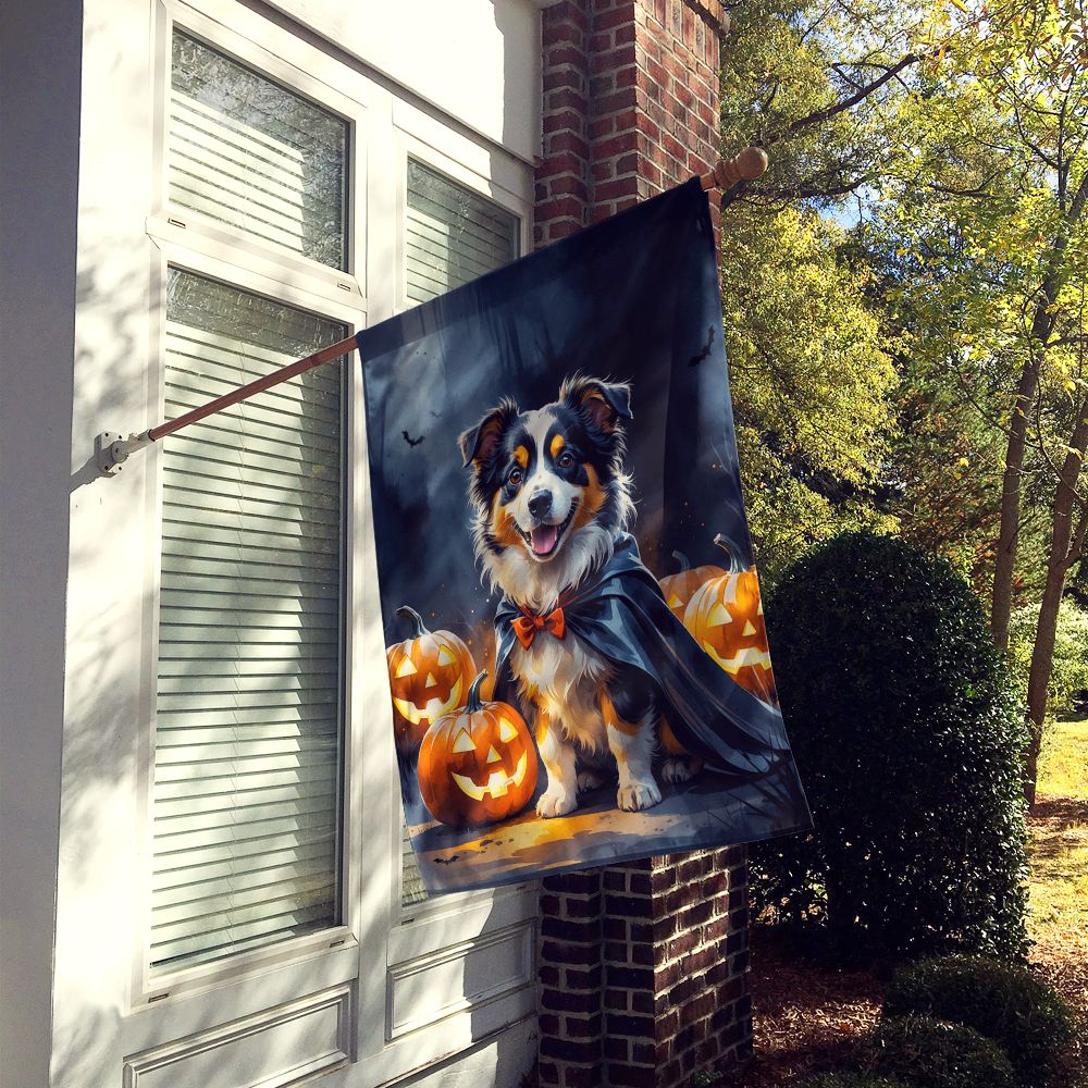 Sheltie Puppy Halloween House Flag House-Size Decorative Flag
