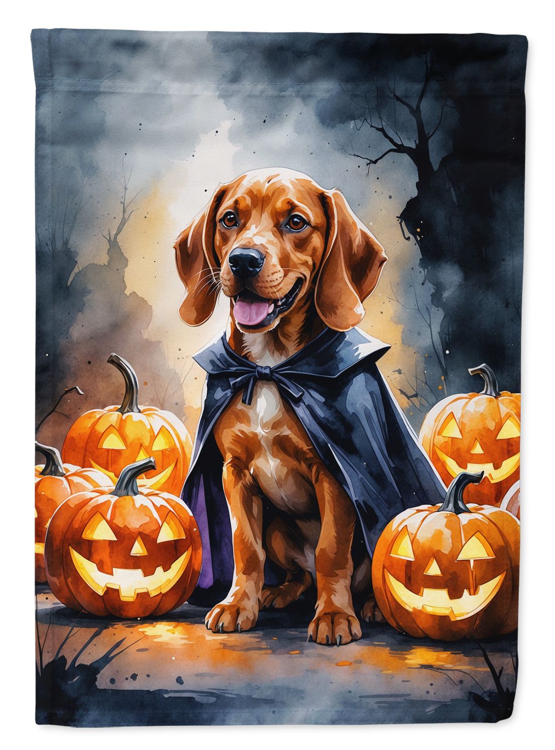 Vizsla Puppy Halloween House Flag House-Size Decorative Flag