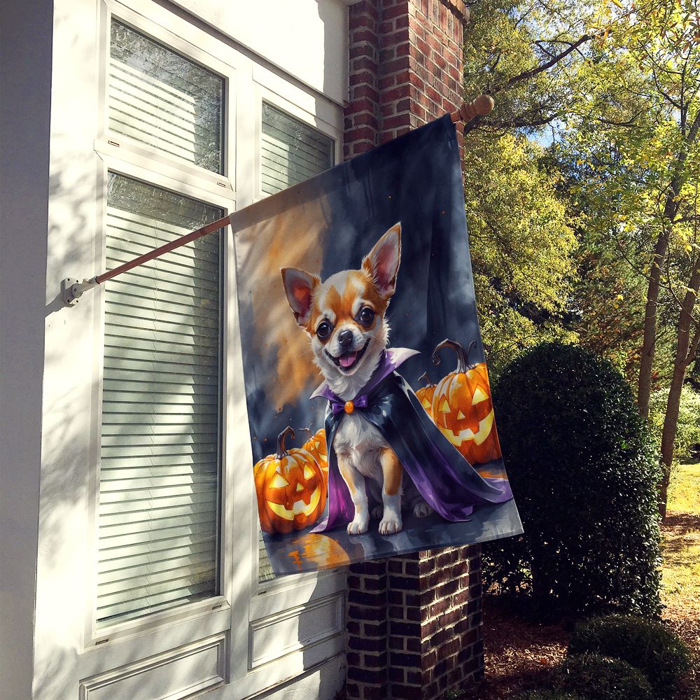 Chihuahua Puppy Halloween House Flag House-Size Decorative Flag