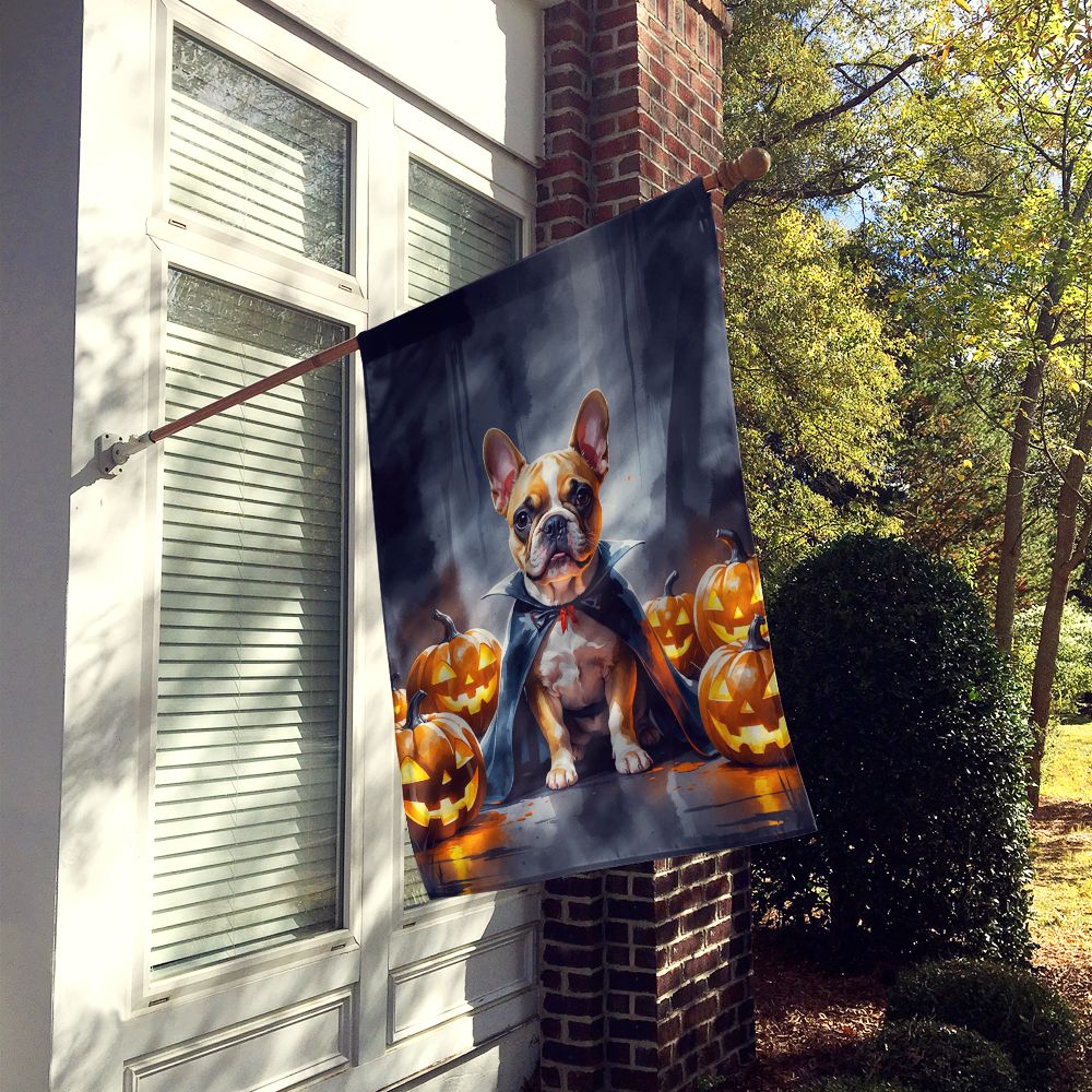 French Bulldog Puppy Halloween House Flag House-Size Decorative Flag
