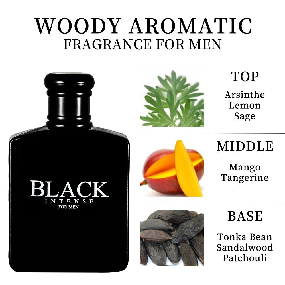 Long-Lasting 3.4fl.oz Men's Eau de Toilette Spray - Sage,Absinthe,Lemon Flavor Perfume - product view 4