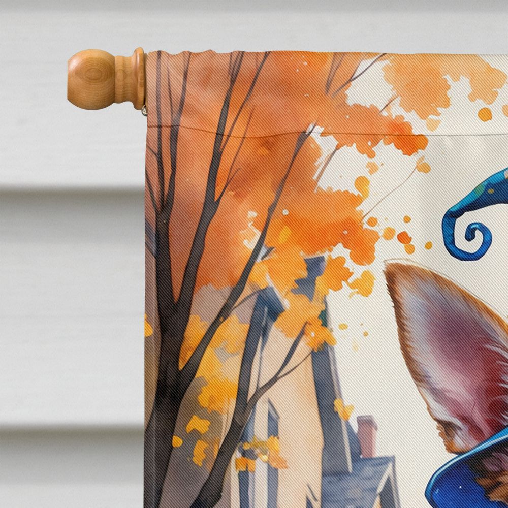 Chihuahua Halloween Trick or Treat House Flag House-Size Decorative Flag - product view 3