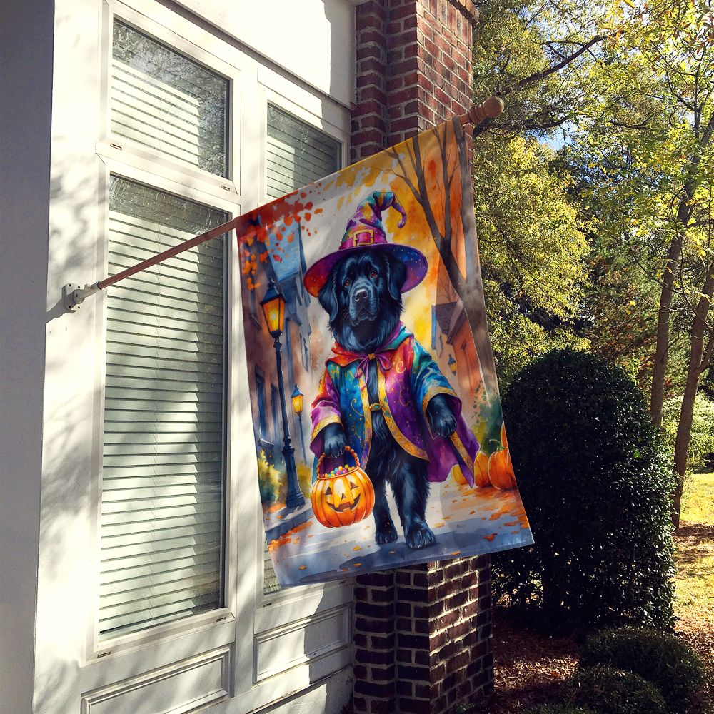 Newfoundland Halloween Trick or Treat House Flag House-Size Decorative Flag