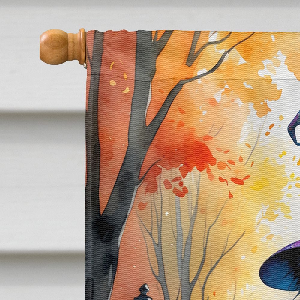 Border Collie Halloween Trick or Treat House Flag House-Size Decorative Flag - product view 3
