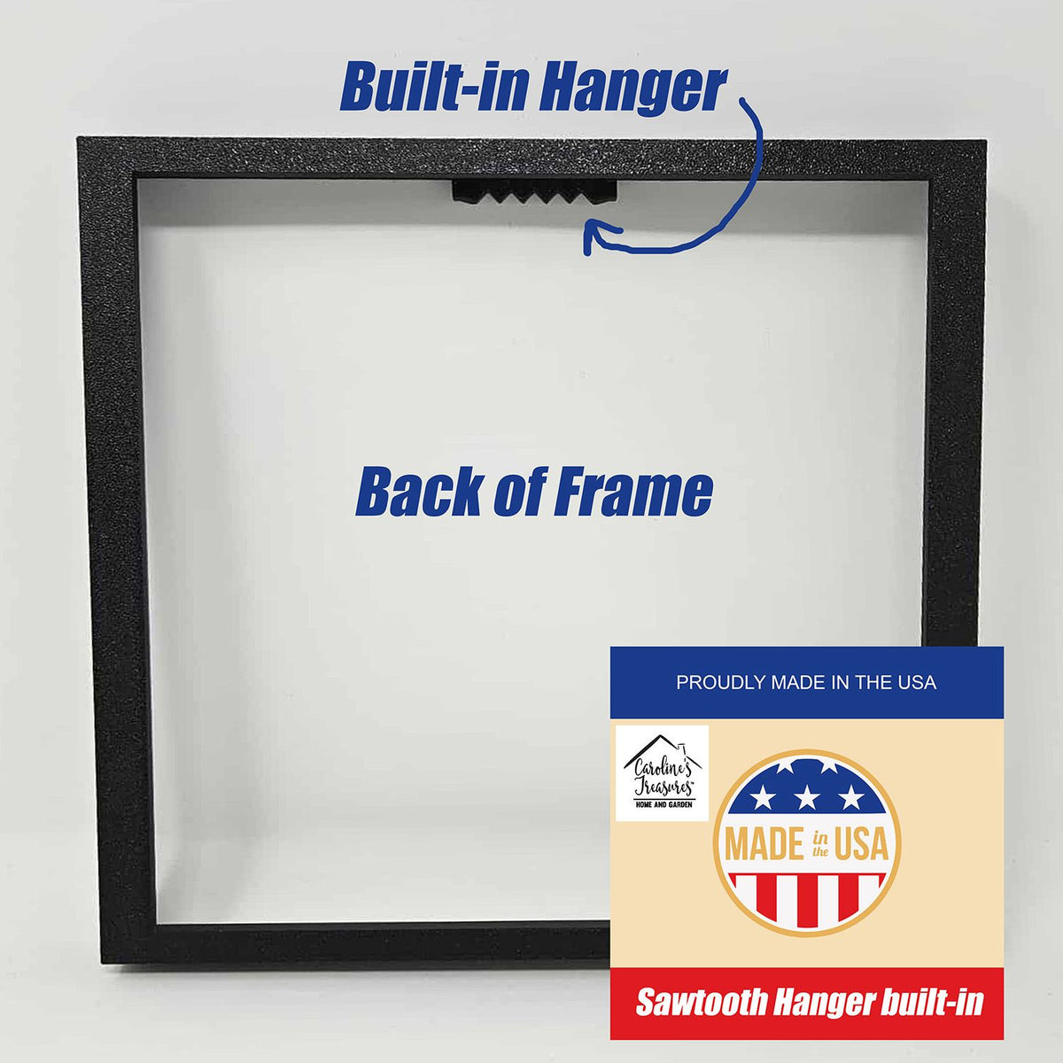Chocolate Labrador Retriever Spooky Halloween Framed Metal Wall Art Square, 8 x 8 in - product view 3